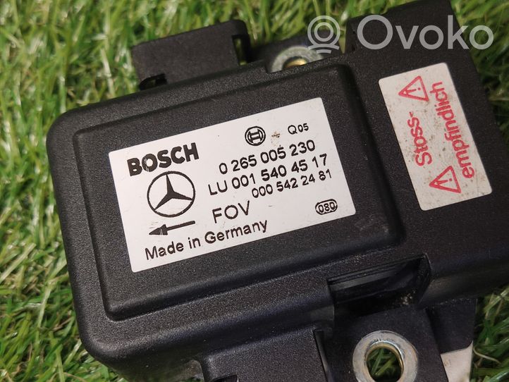 Mercedes-Benz ML W163 ESP acceleration yaw rate sensor 0005422481