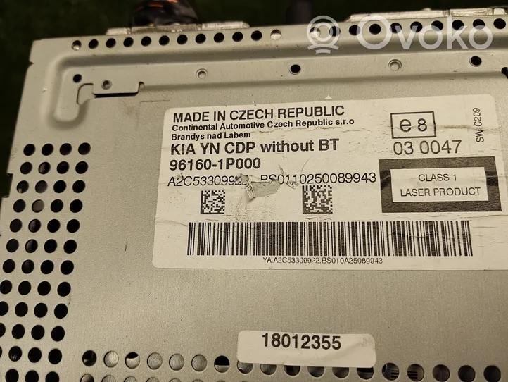 KIA Venga Unità principale autoradio/CD/DVD/GPS 961601P000