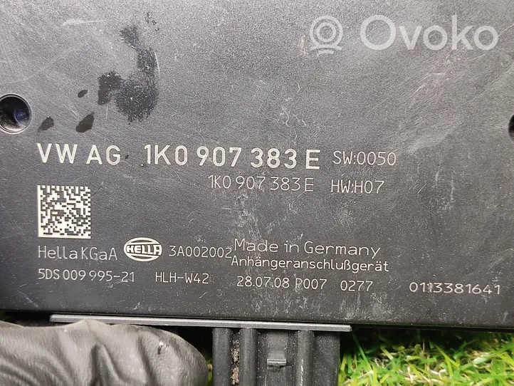 Volkswagen Tiguan Priekabos kablio valdymo blokas 1K0907383E