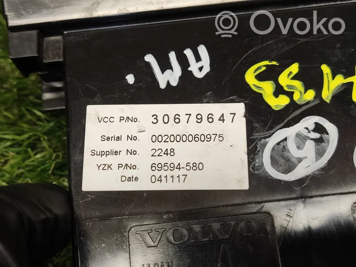 Volvo V50 Monitor / wyświetlacz / ekran 30679647
