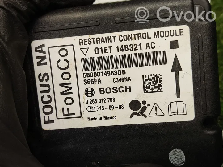 Ford Focus Module de contrôle airbag G1ET14B321AC