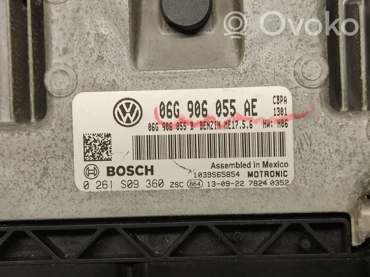 Volkswagen Jetta VI Блок управления двигателем ECU 06G906055AE