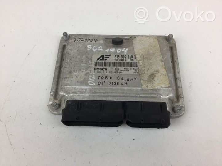 Ford Galaxy Komputer / Sterownik ECU silnika 038906019BF