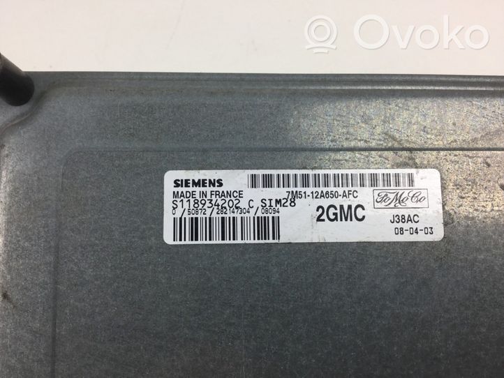 Ford C-MAX I Komputer / Sterownik ECU silnika S118934202C