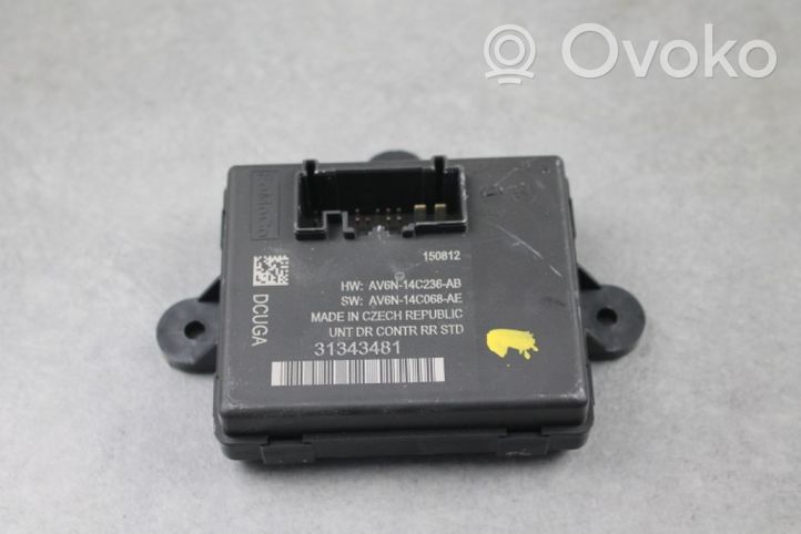 Volvo S60 Durų elektronikos valdymo blokas 31343481