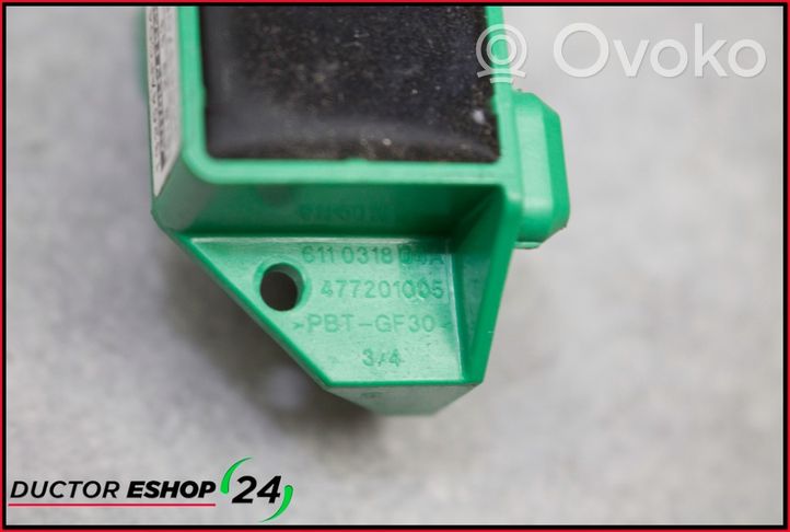 Citroen C3 Airbagsensor Crashsensor Drucksensor 9666370880