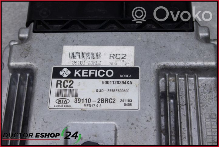 KIA Ceed Komputer / Sterownik ECU i komplet kluczy 391102BRC2