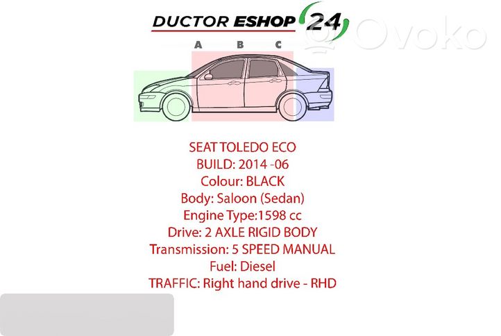 Seat Toledo IV (NH) Moteur de réglage du niveau des phares 6JA941333A