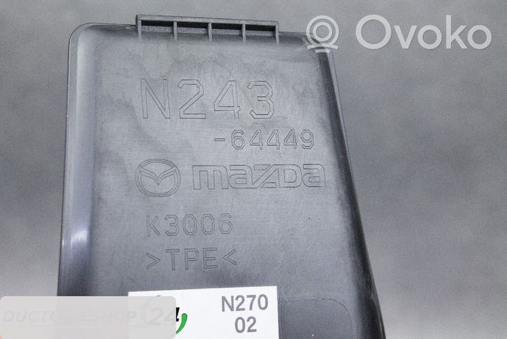 Mazda MX-5 ND Keskikonsolin vetolaatikon/hyllyn alusta N24364449