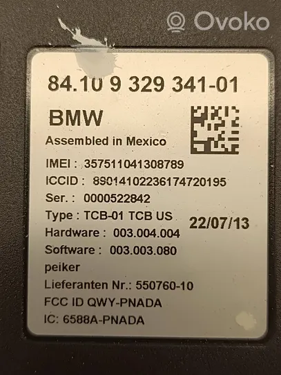 BMW 6 F06 Gran coupe Module unité de contrôle Bluetooth 9329341