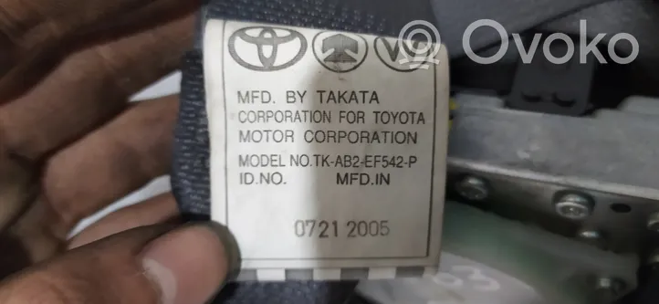 Toyota Yaris Etuistuimen turvavyö 