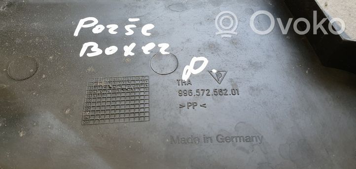 Porsche Boxster 986 Rivestimento della modanatura della chiusura del vano motore/cofano 