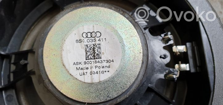 Audi TT TTS RS Mk3 8S Aukšto dažnio garsiakalbis (-iai) priekinėse duryse 