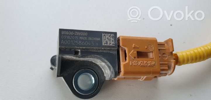 Hyundai Santa Fe Sensor impacto/accidente para activar Airbag 