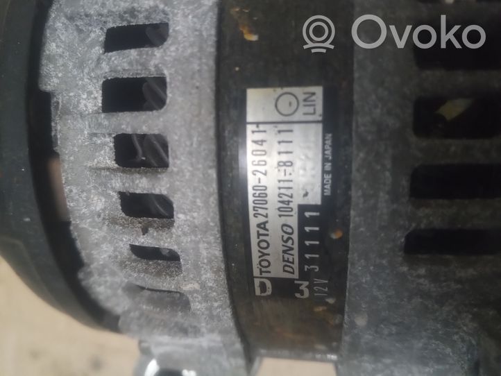 Toyota RAV 4 (XA40) Generatore/alternatore 