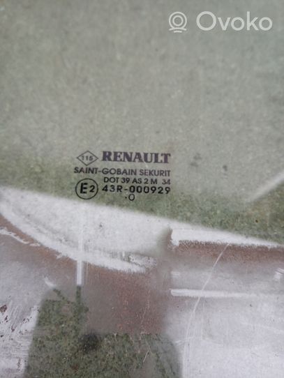 Renault Kangoo II Etuoven ikkunalasi, neliovinen malli 