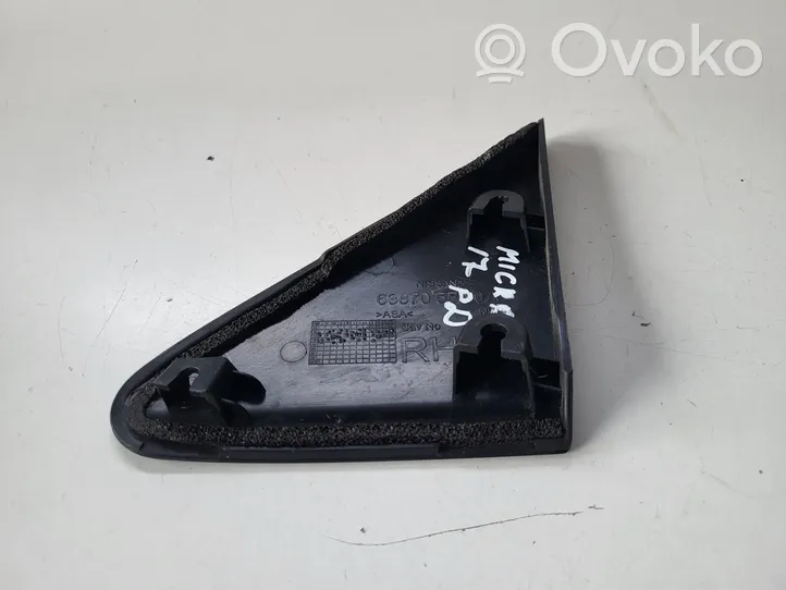 Nissan Micra K14 Rivestimento modanatura del vetro della portiera anteriore 