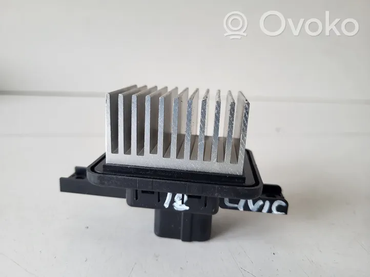 Honda Civic X Heater blower motor/fan resistor 
