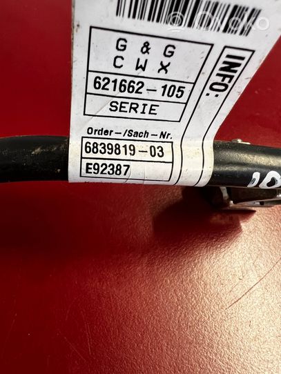 BMW X3 G01 Cavo negativo messa a terra (batteria) 6839819