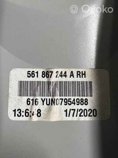 Volkswagen PASSAT B8 USA (B) Revêtement de pilier (haut) 561867244A