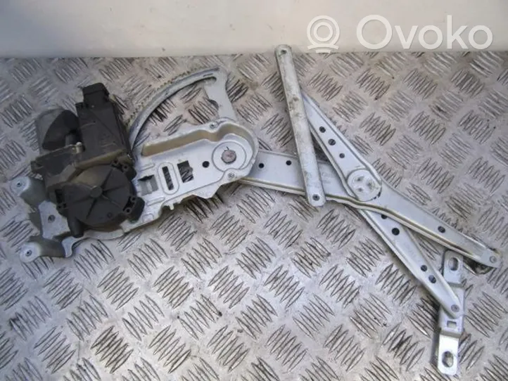 Opel Corsa C Mechaninis priekinio lango pakėlimo mechanizmas 13173073