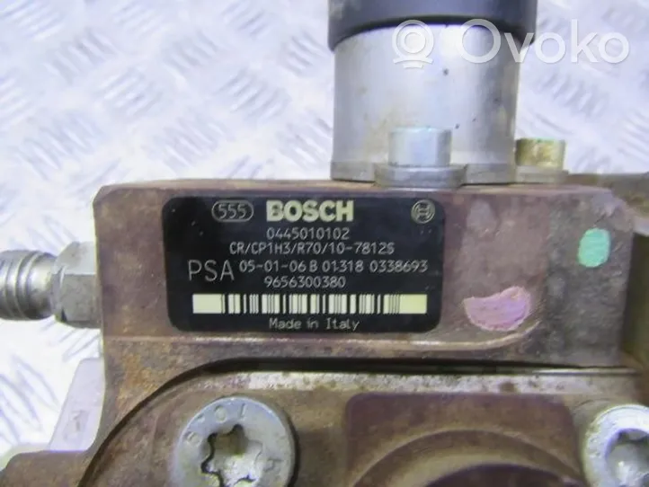 Citroen C3 Pluriel Pompa ad alta pressione dell’impianto di iniezione 9656300380
