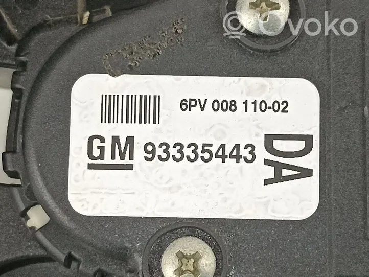 Opel Meriva A Sensor de aceleración 93335443