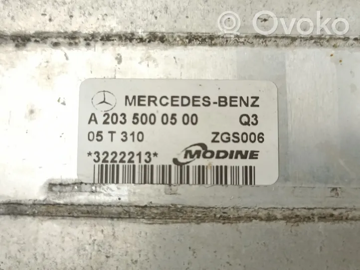 Mercedes-Benz CLK AMG A208 C208 Chłodnica A2035000500