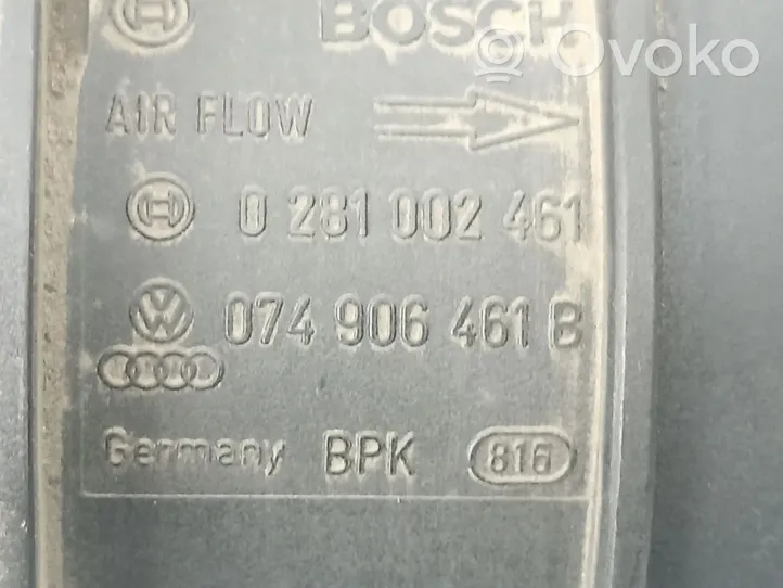 Audi A4 Allroad Przepływomierz masowy powietrza MAF 074906461B