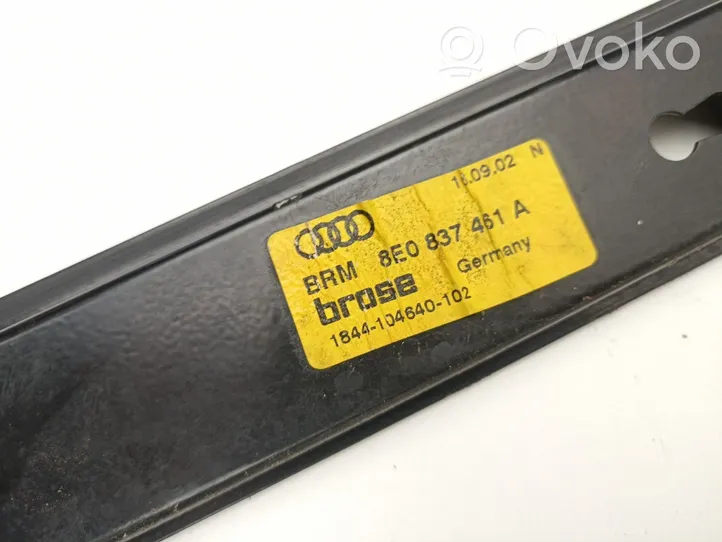 Audi A4 Allroad Manualny podnośnik szyby drzwi przednich 8E0837461A