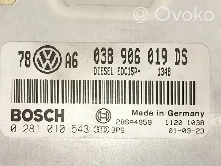 Volkswagen Passat Alltrack Muut ohjainlaitteet/moduulit 038906019DS