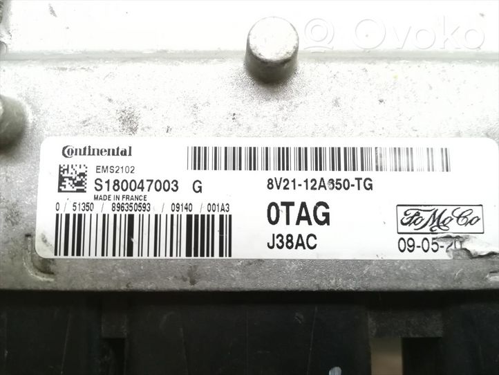 Ford Fiesta Calculateur moteur ECU 8V21-12A650-TG