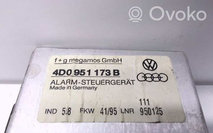 Audi A8 S8 D2 4D Boîtier module alarme 4D0951173B