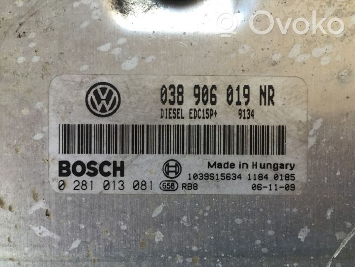 Skoda Roomster (5J) Sterownik / Moduł ECU 038906019NR