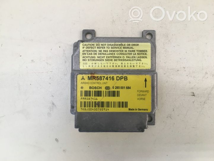 Mitsubishi Colt Airbag control unit/module MR587416DPB