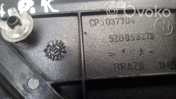 Volkswagen Fox Obudowa lusterka zewnętrznego drzwi 5Z0853273