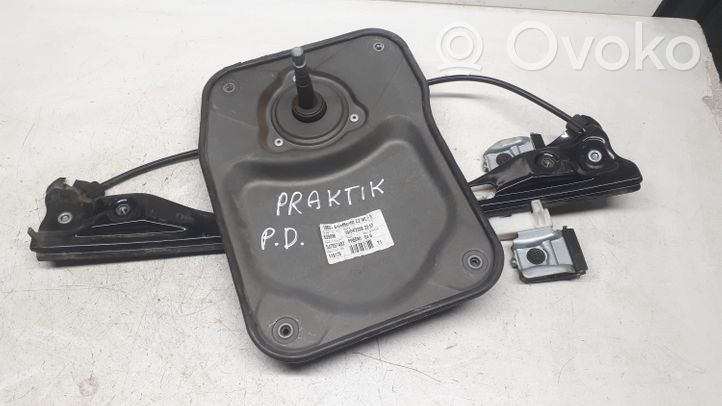 Skoda Praktik (5J8) Manualny podnośnik szyby drzwi przednich 5J7837402