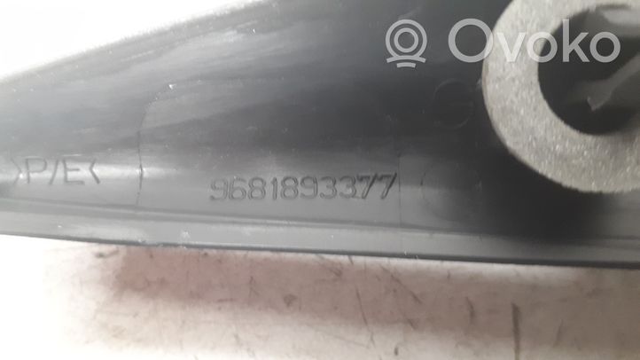 Citroen C3 Picasso Rivestimento modanatura del vetro della portiera posteriore 9681893377