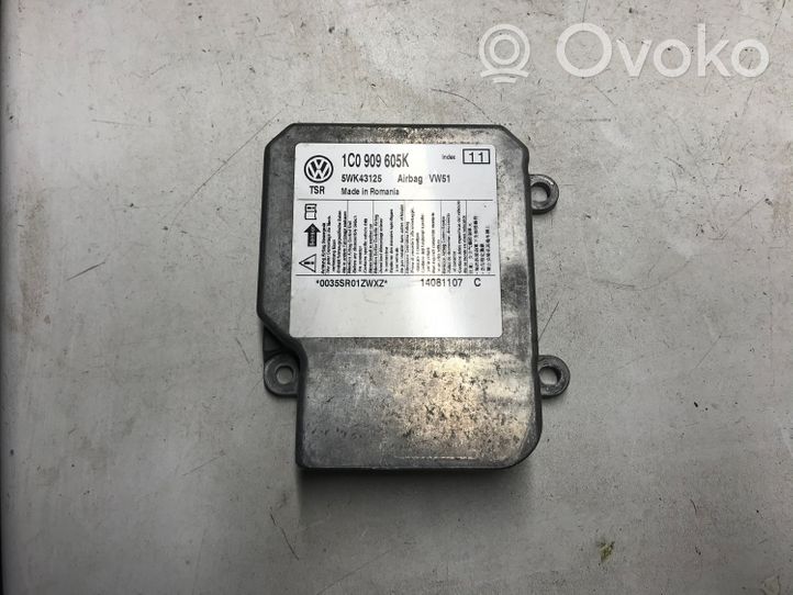 Skoda Praktik (5J8) Module de contrôle airbag 1C0909605K