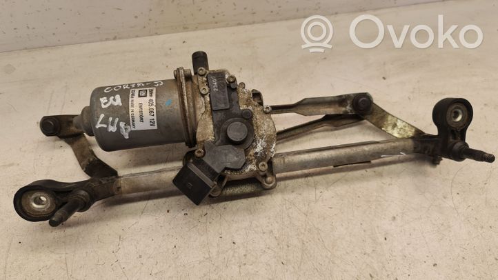 Opel Corsa D Front wiper linkage and motor 40506712V