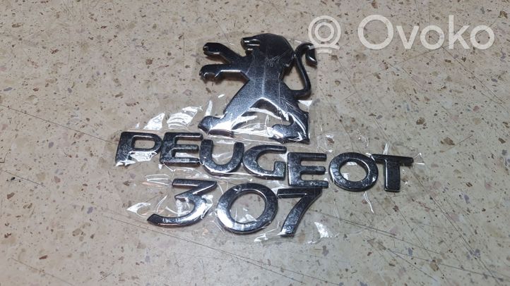 Peugeot 307 Logo, emblème de fabricant 9641926480