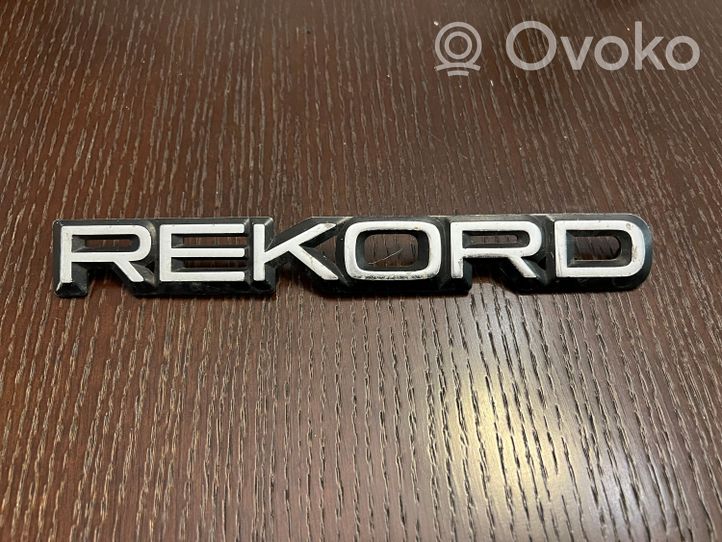 Opel Rekord E2 Manufacturers badge/model letters 90046484