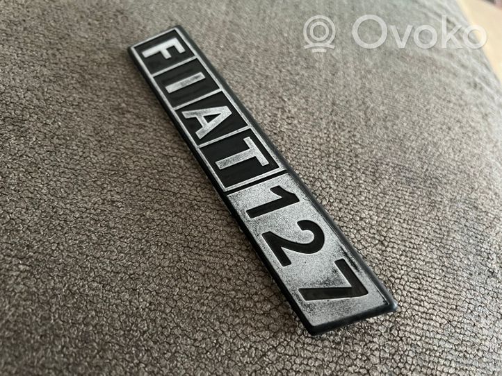 Fiat 127 Manufacturers badge/model letters 