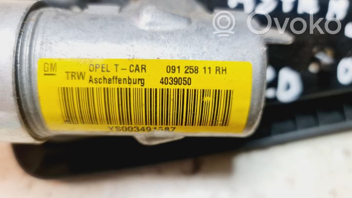 Opel Astra G Poduszka powietrzna Airbag fotela 09125811