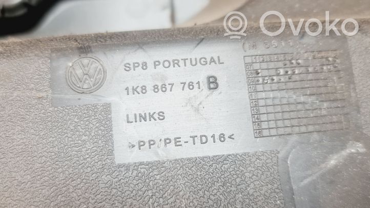 Volkswagen Scirocco Podpora mocowania półki bagażnika 1K8867761B