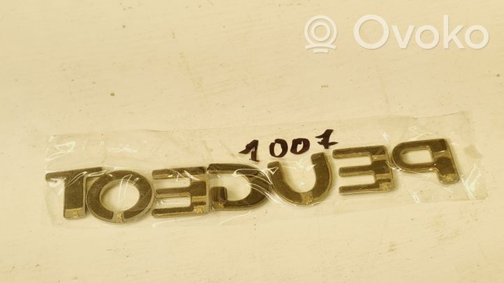 Peugeot 1007 Logo, emblème de fabricant 