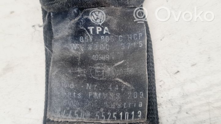 Volkswagen Bora Takaistuimen turvavyö 1J5857805C