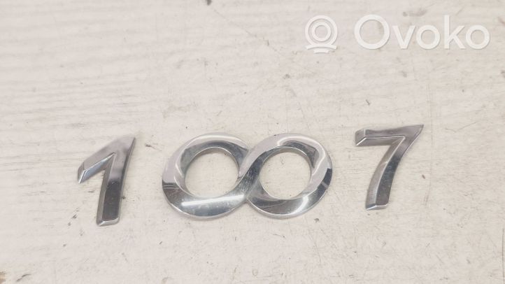 Peugeot 1007 Logo, emblème de fabricant 