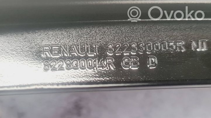Renault Megane III Listwa / Uszczelka szyby drzwi tylnych 822830014R