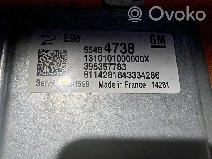 Opel Astra J Moottorin ohjainlaite/moduuli 55484738